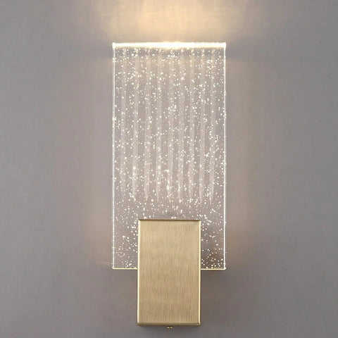 Pleated Crystal Wall Lamp - Yiarolight