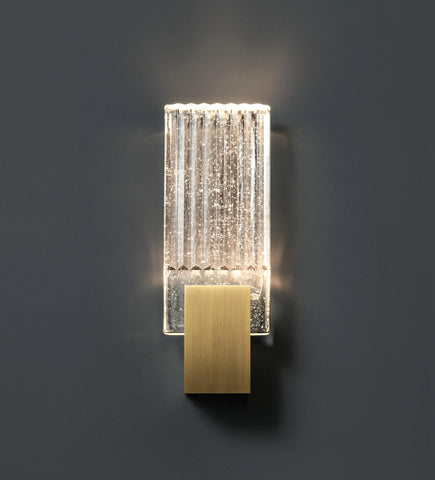 Pleated Crystal Wall Lamp - Yiarolight