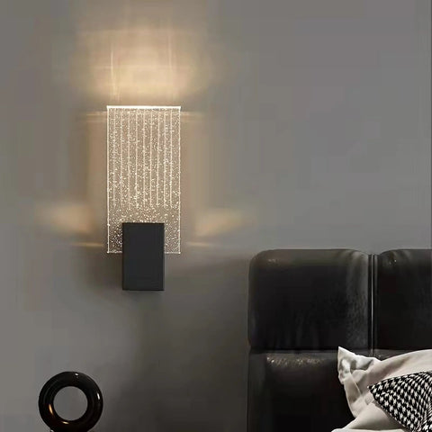 Pleated Crystal Wall Lamp - Yiarolight