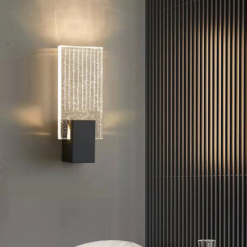Pleated Crystal Wall Lamp - Yiarolight