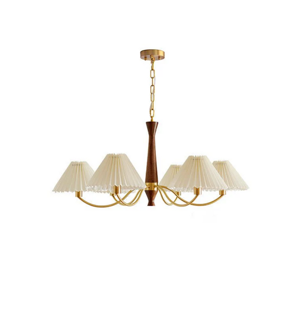Pleated Chandelier