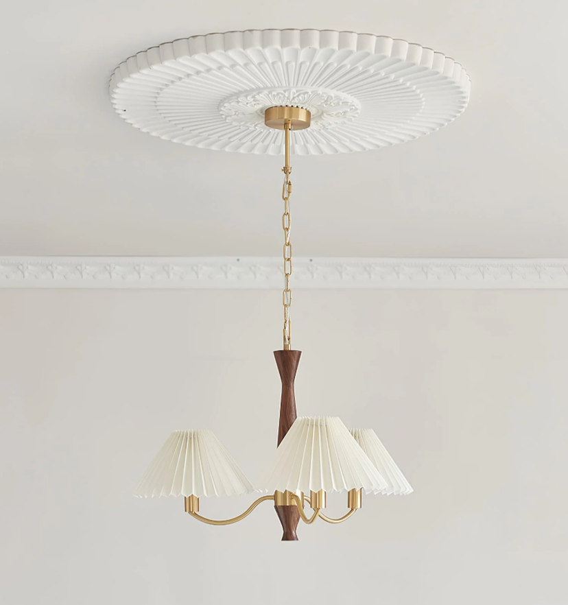 Pleated Chandelier