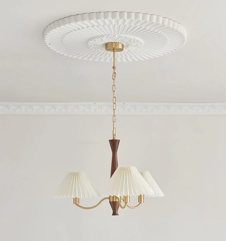 Pleated Chandelier