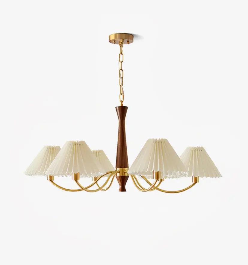 Pleated Chandelier