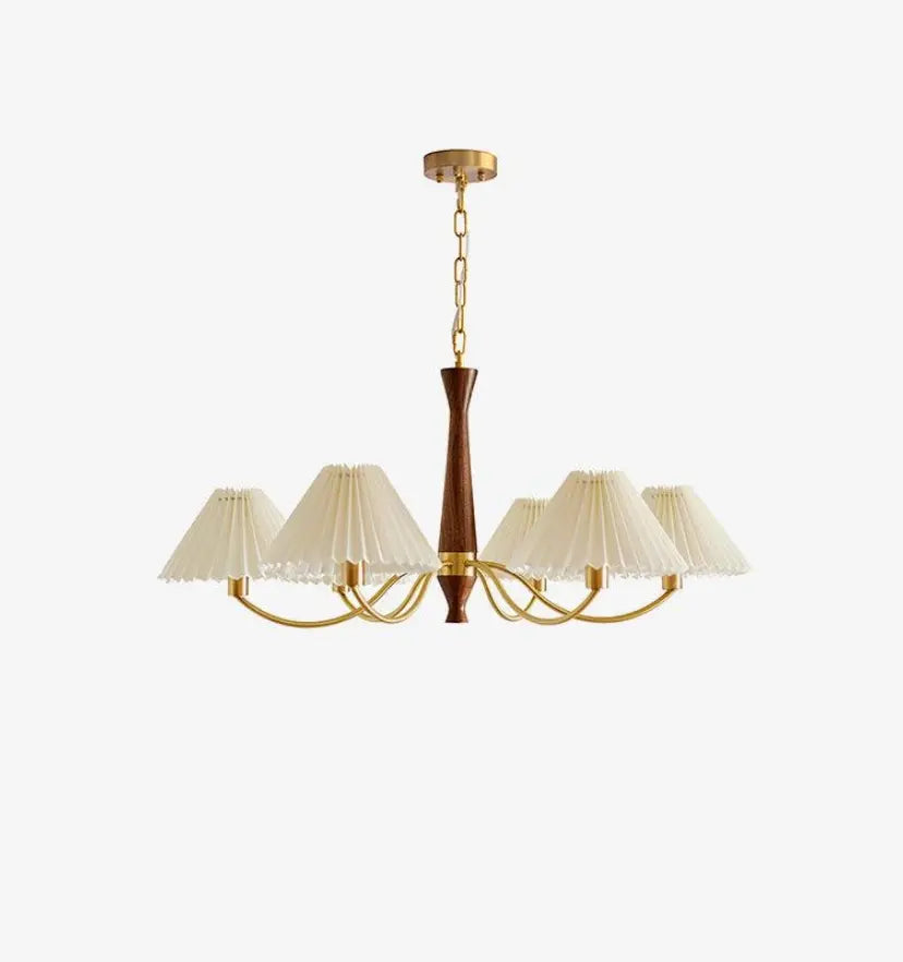 Pleated Chandelier