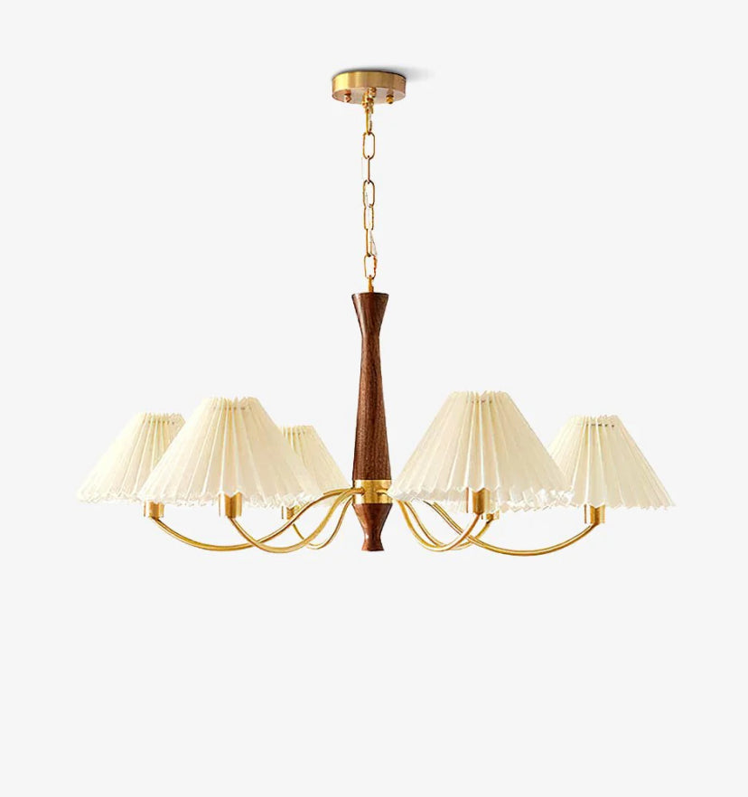 Pleated Chandelier
