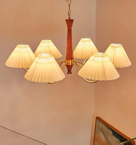 Pleated Chandelier