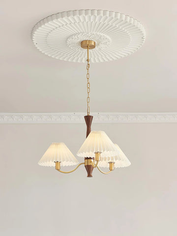 Pleated Chandelier
