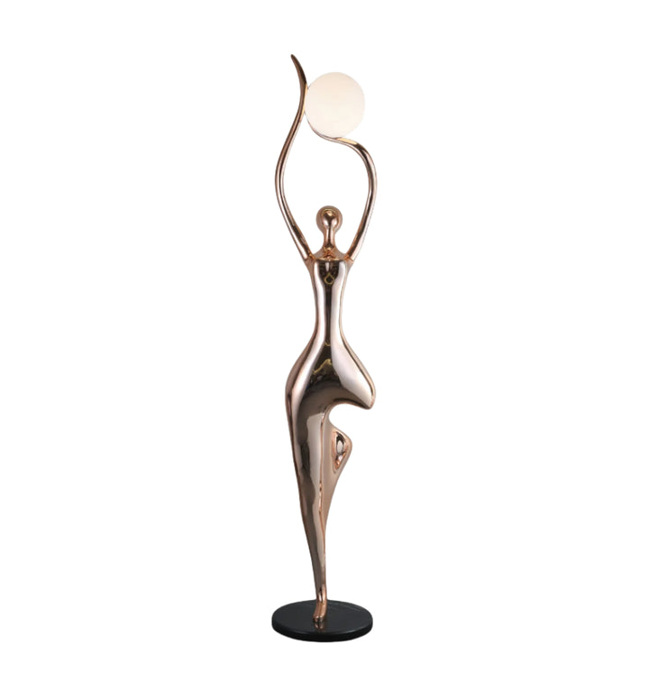 Pose Yoga Sculpture Floor Lamp