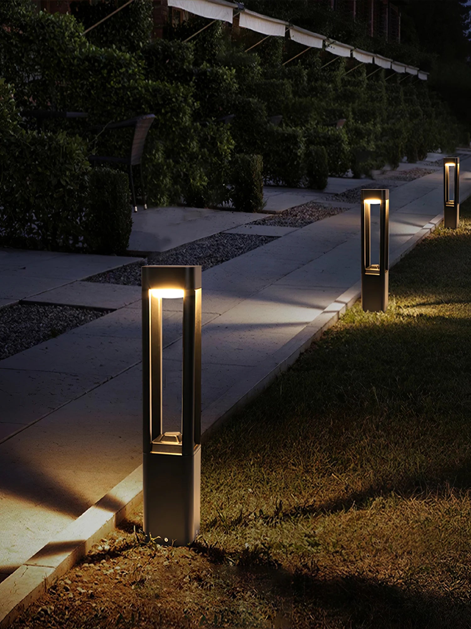 Rectangular Column Garden Outdoor Light - Yiarolight