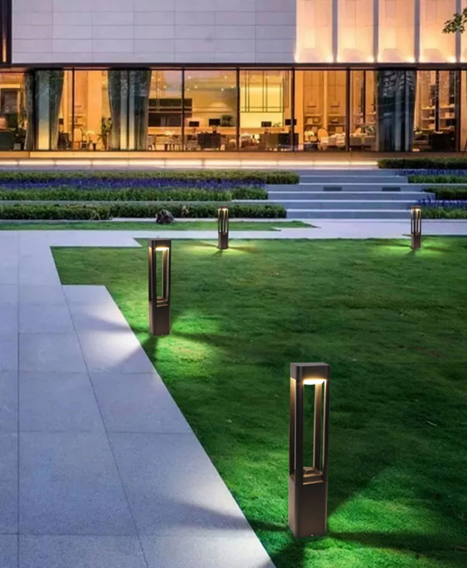 Rectangular Column Garden Outdoor Light - Yiarolight