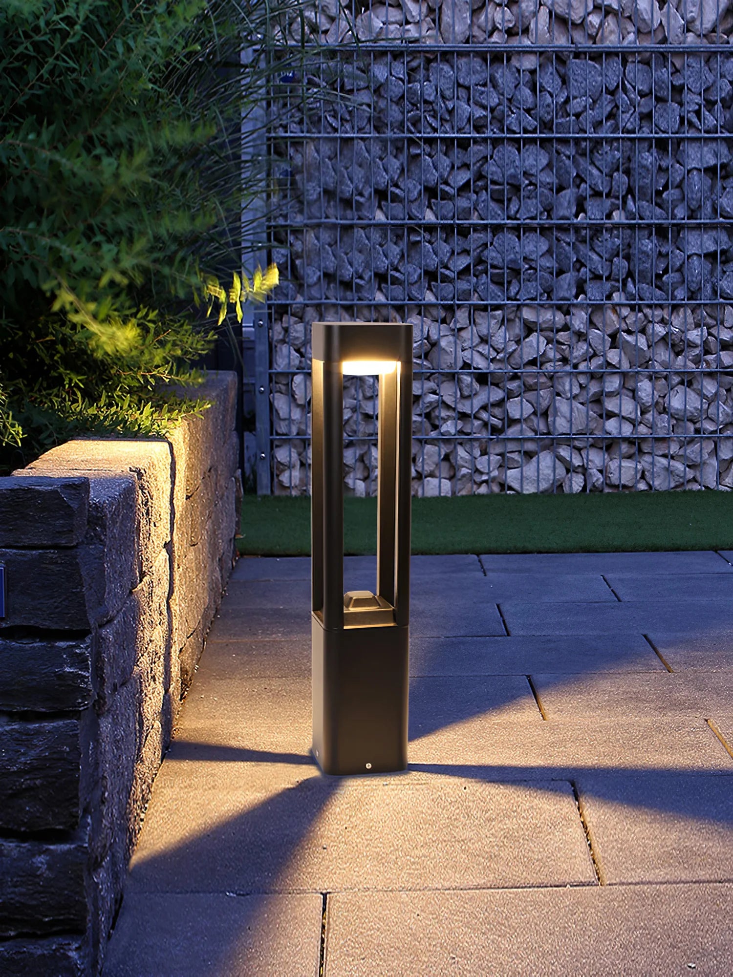 Rectangular Column Garden Outdoor Light - Yiarolight
