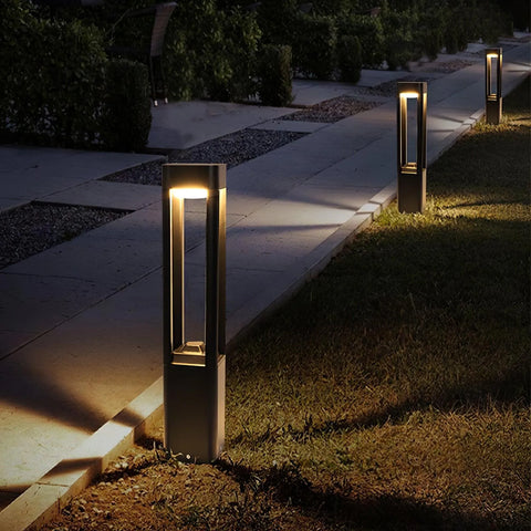 Rectangular Column Garden Outdoor Light - Yiarolight
