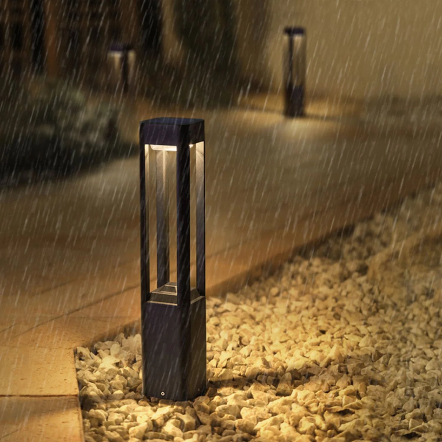 Rectangular Column Garden Outdoor Light - Yiarolight