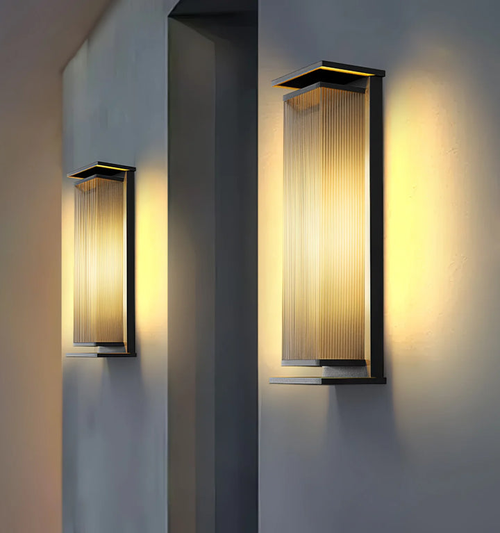 Rectangular Box Outdoor Wall Lamp