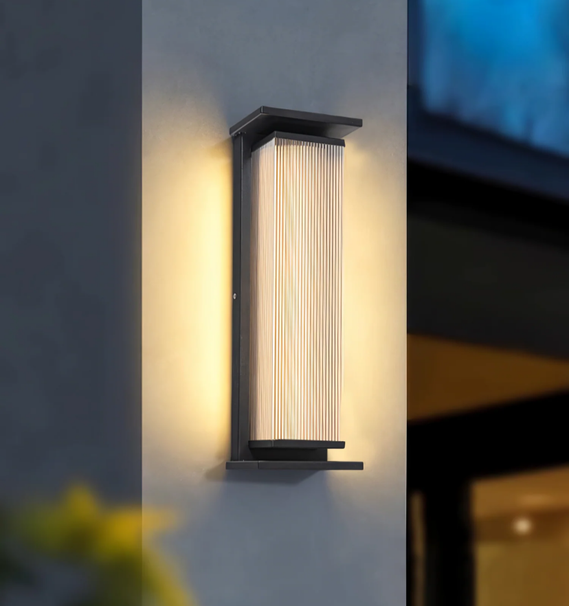Rectangular Box Outdoor Wall Lamp