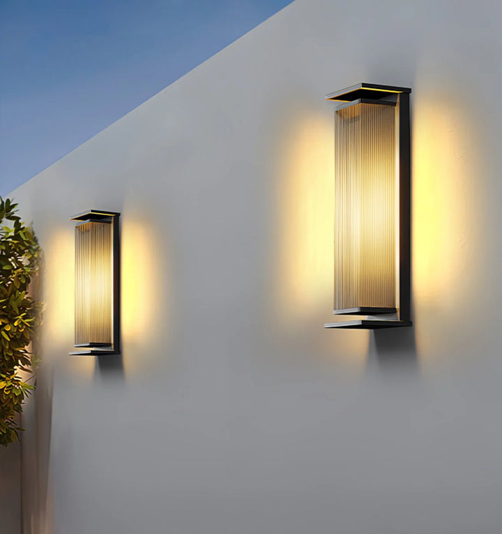 Rectangular Box Outdoor Wall Lamp