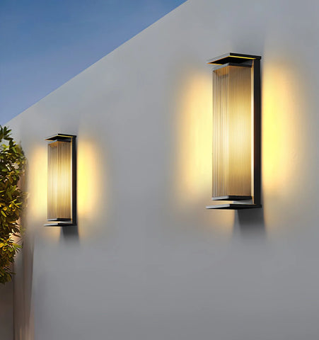Rectangular Box Outdoor Wall Lamp