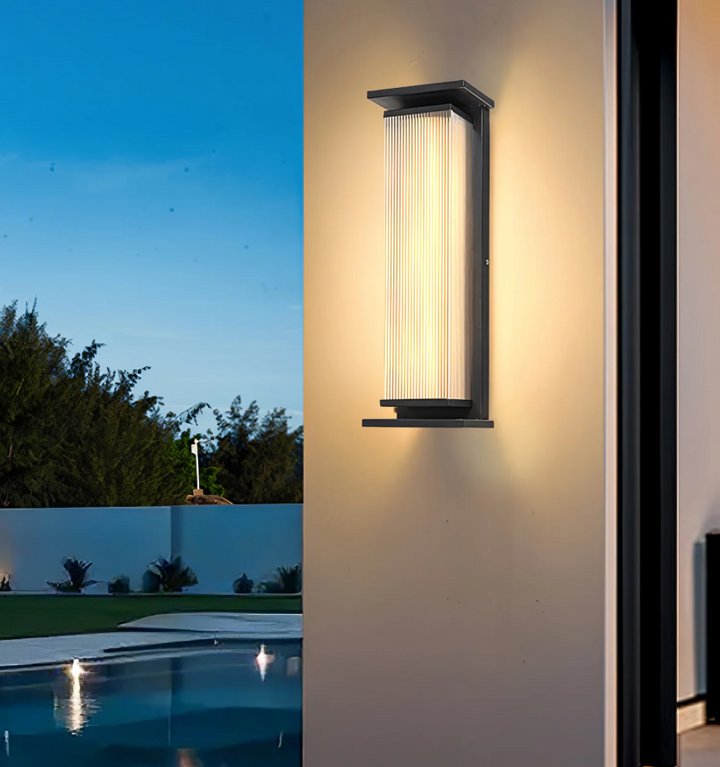 Rectangular Box Outdoor Wall Lamp