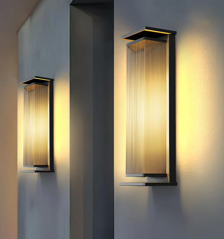 Rectangular Box Outdoor Wall Lamp