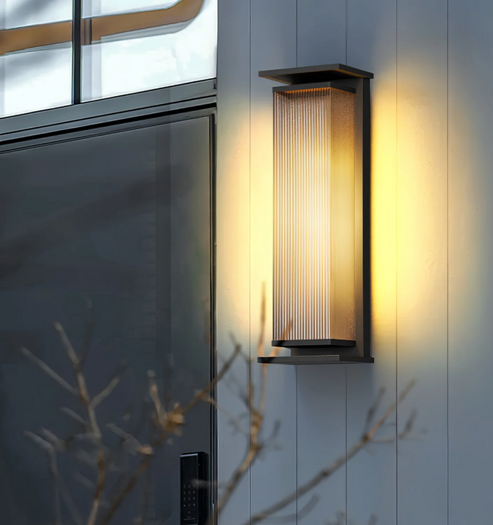 Rectangular Box Outdoor Wall Lamp