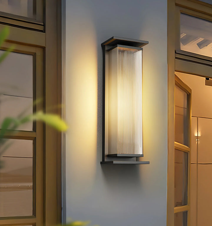 Rectangular Box Outdoor Wall Lamp