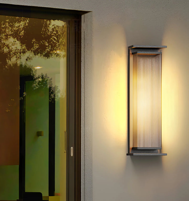 Rectangular Box Outdoor Wall Lamp