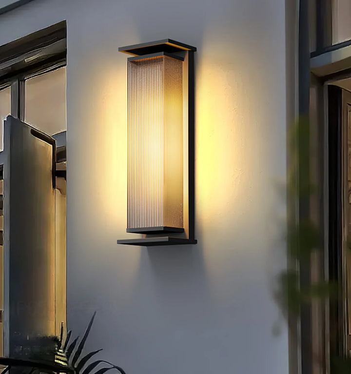 Rectangular Box Outdoor Wall Lamp