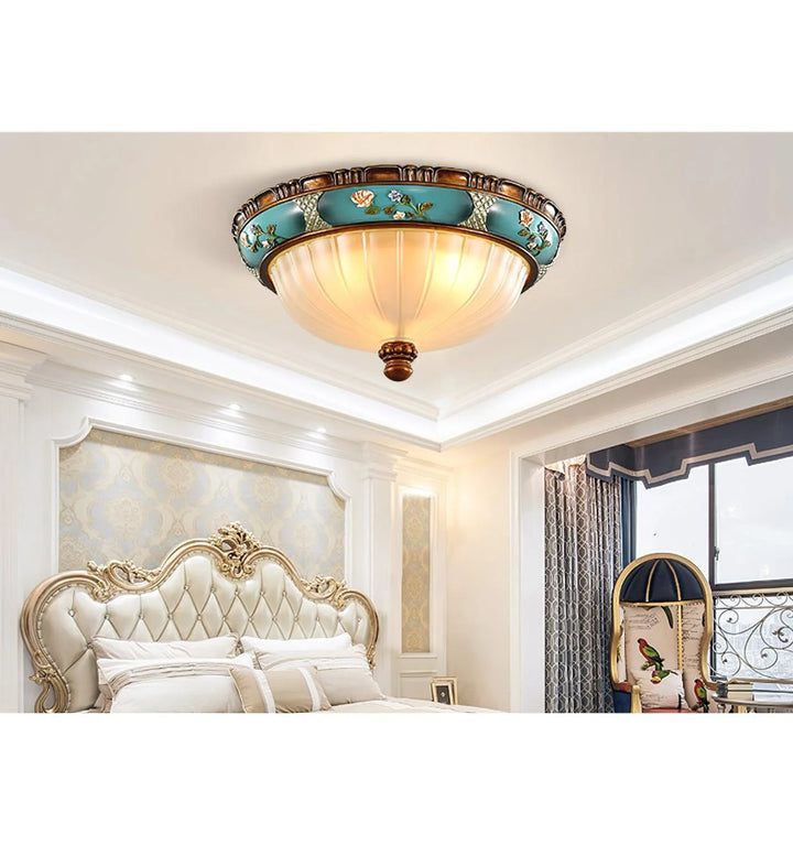 Retro Floral Recessed Ceiling Light