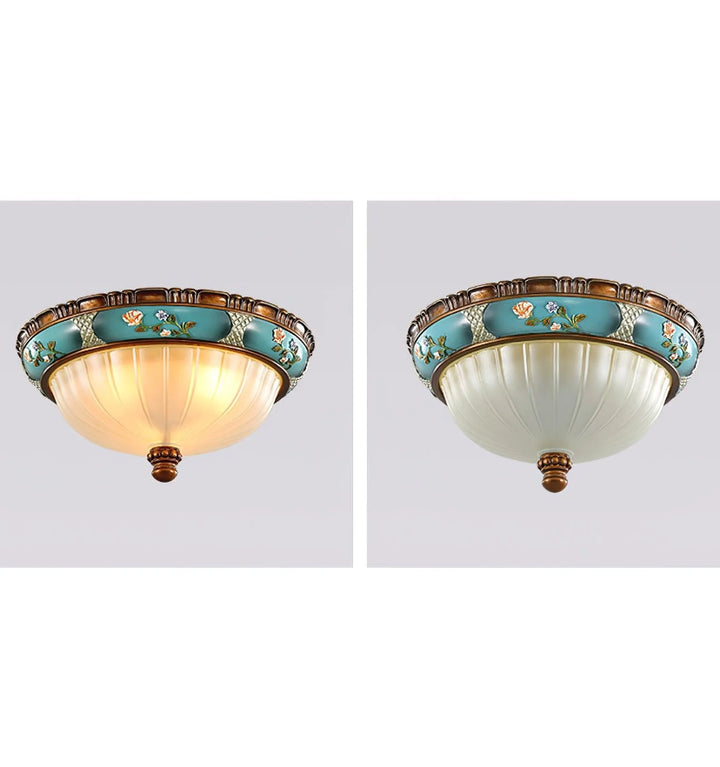 Retro Floral Recessed Ceiling Light