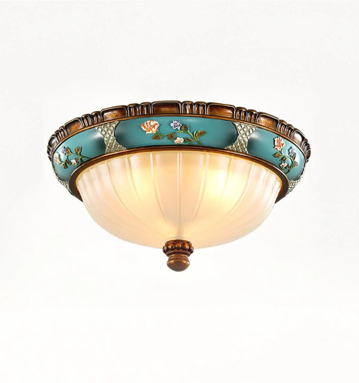 Retro Floral Recessed Ceiling Light