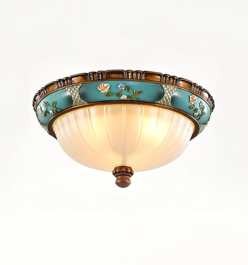 Retro Floral Recessed Ceiling Light