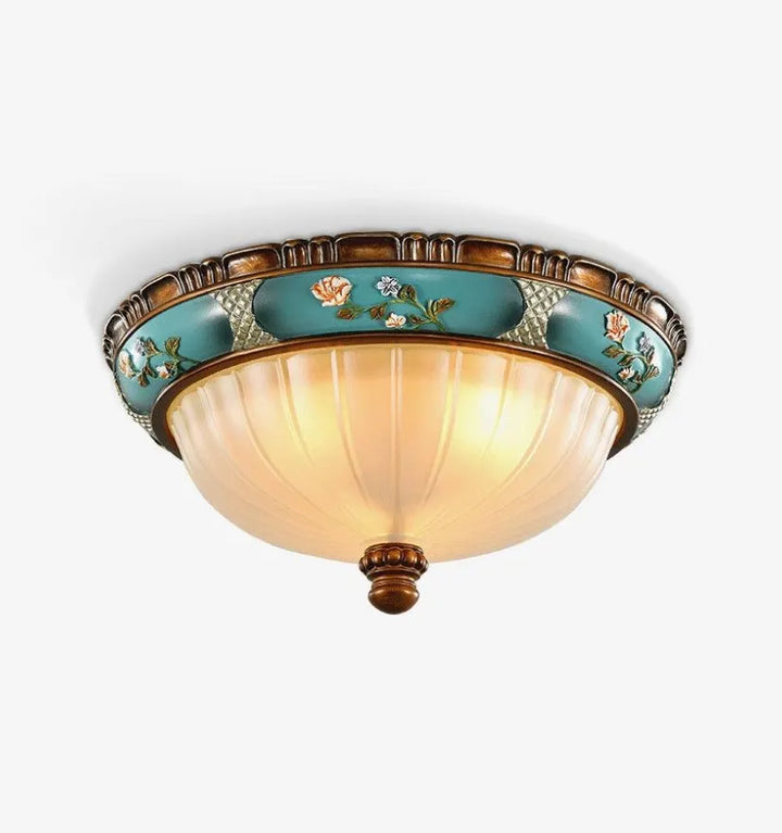 Retro Floral Recessed Ceiling Light