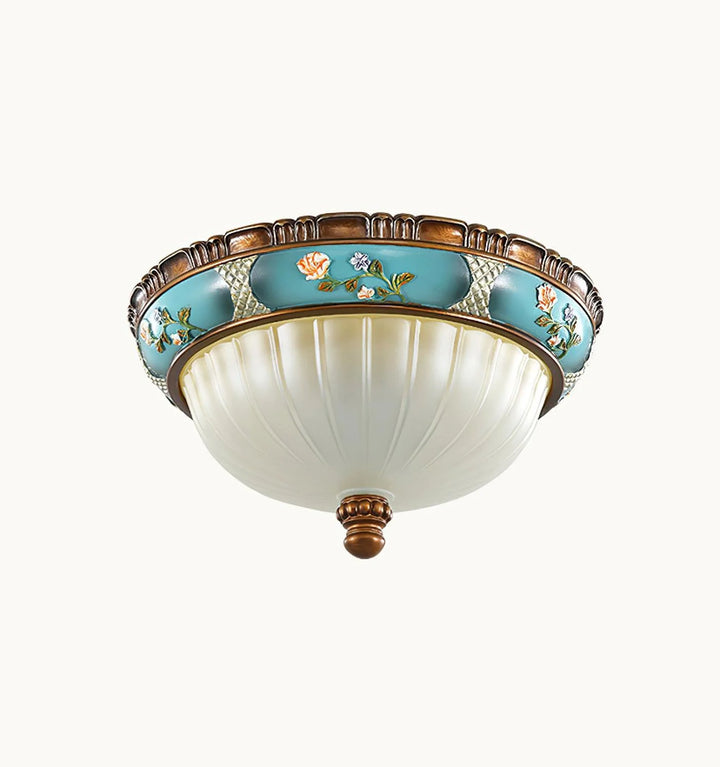 Retro Floral Recessed Ceiling Light