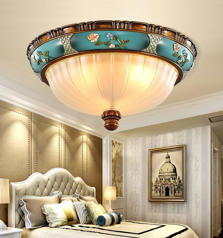 Retro Floral Recessed Ceiling Light