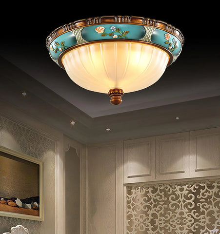 Retro Floral Recessed Ceiling Light