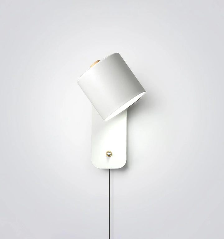 Rotatable Cylinder Plug-in Wall Lamp