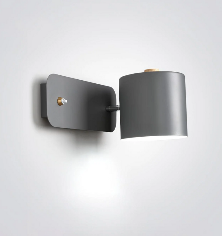 Rotatable Cylinder Plug-in Wall Lamp