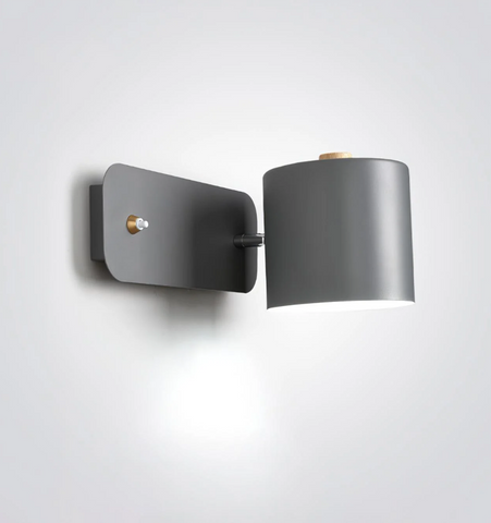 Rotatable Cylinder Plug-in Wall Lamp