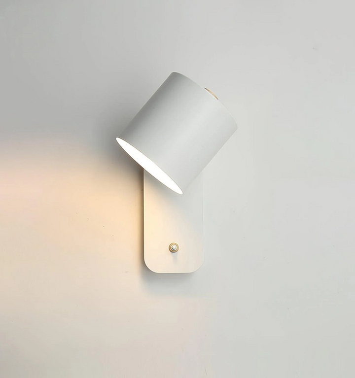 Rotatable Cylinder Plug-in Wall Lamp