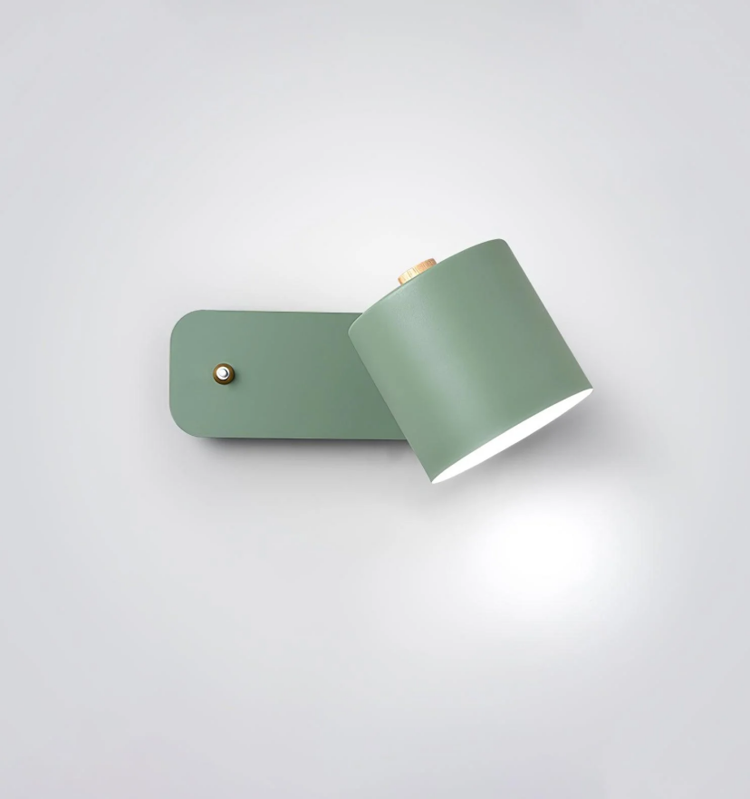 Rotatable Cylinder Plug-in Wall Lamp