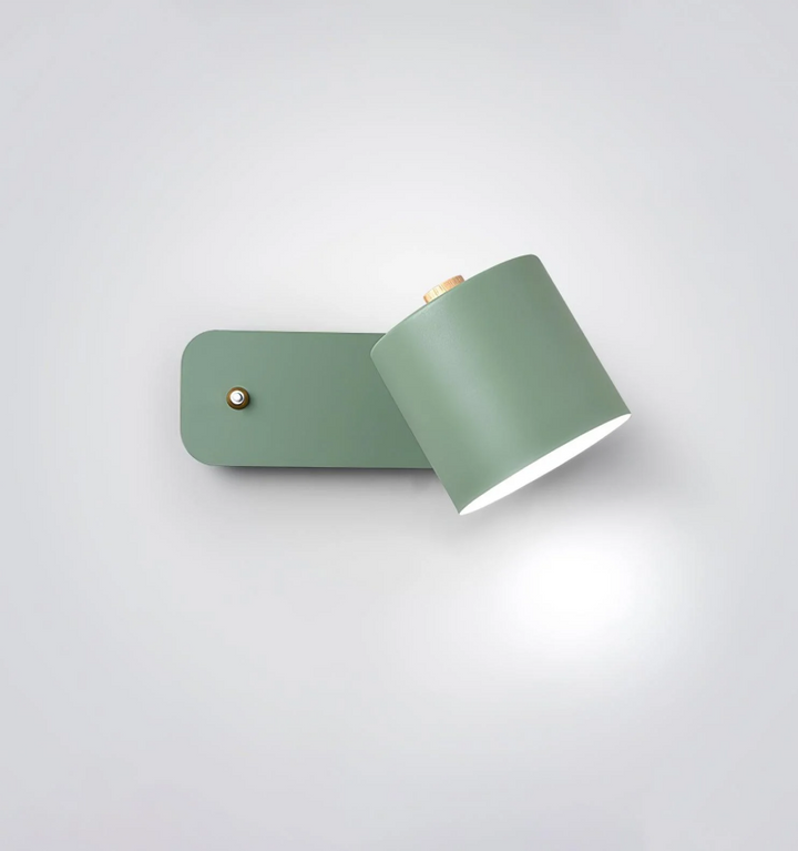 Rotatable Cylinder Plug-in Wall Lamp