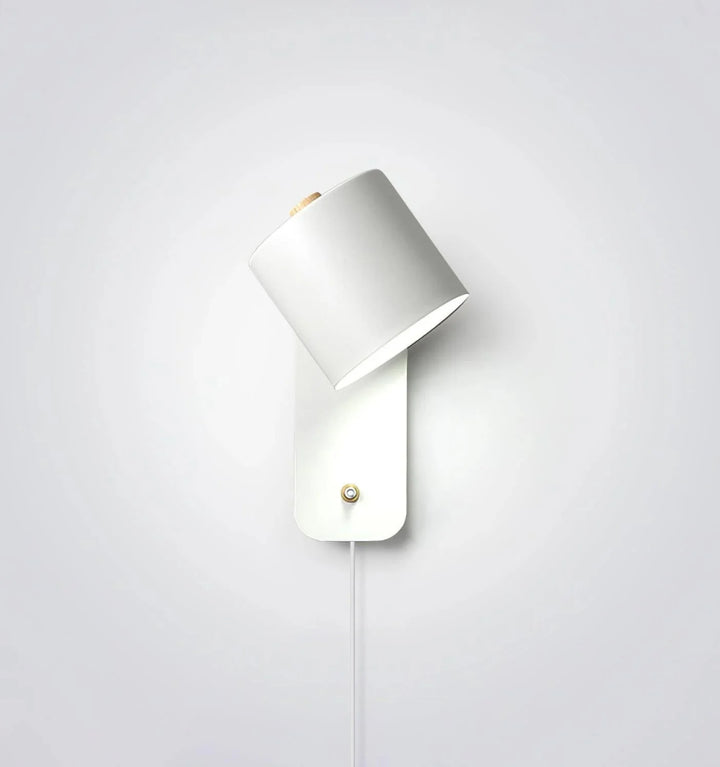 Rotatable Cylinder Plug-in Wall Lamp
