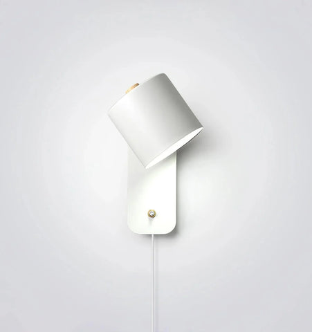 Rotatable Cylinder Plug-in Wall Lamp