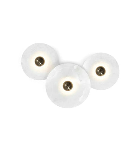 Round Alabaster Combination Wall Lamp - Yiarolight