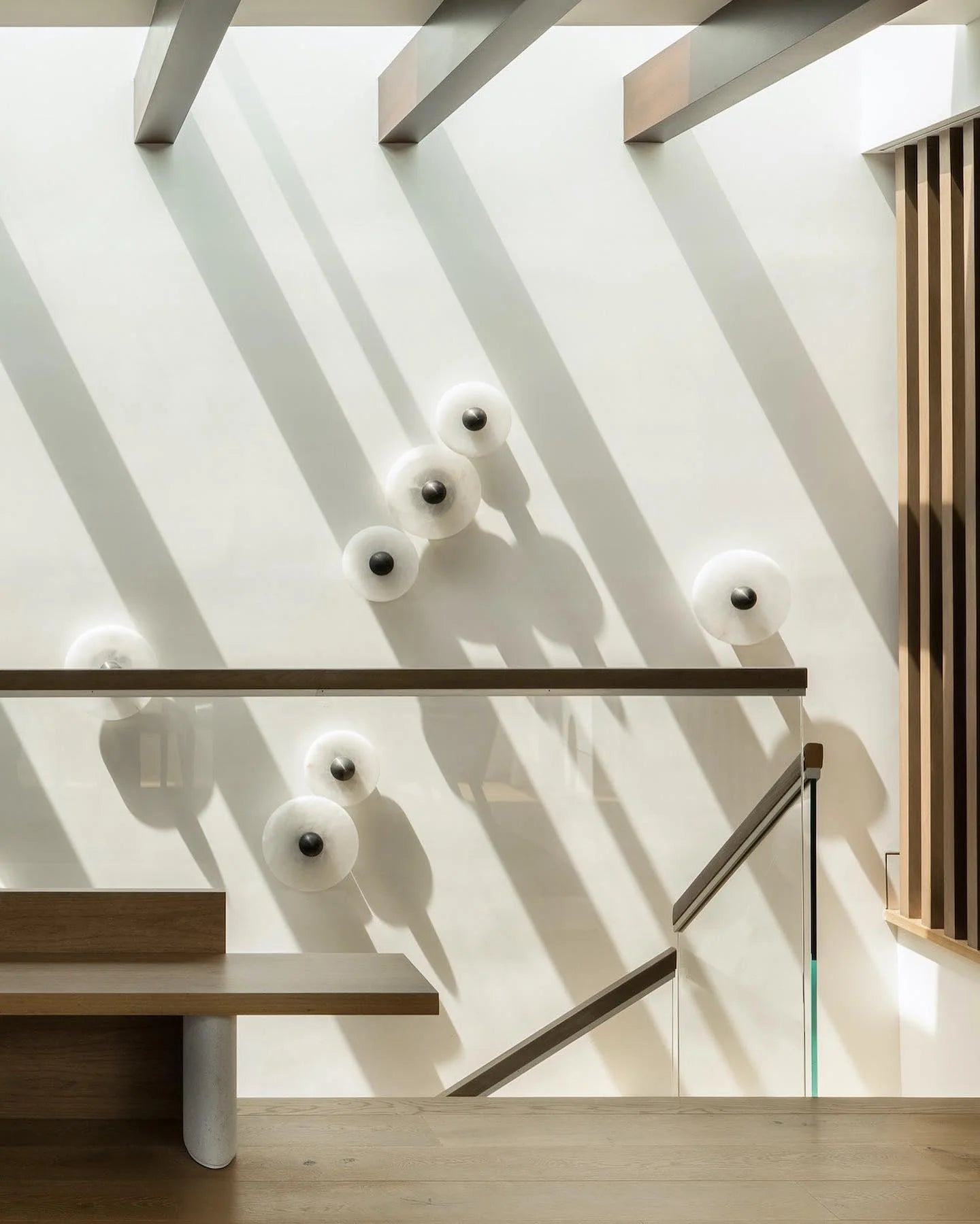 Round Alabaster Combination Wall Lamp - Yiarolight