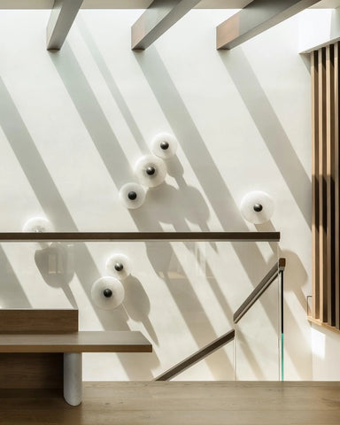 Round Alabaster Combination Wall Lamp - Yiarolight