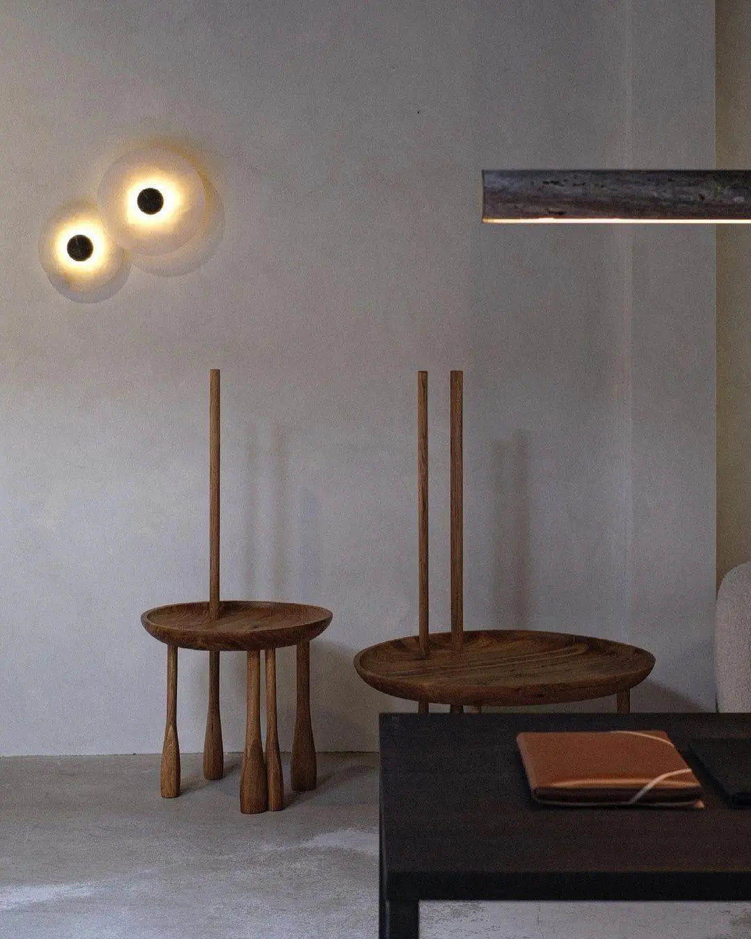 Round Alabaster Combination Wall Lamp - Yiarolight