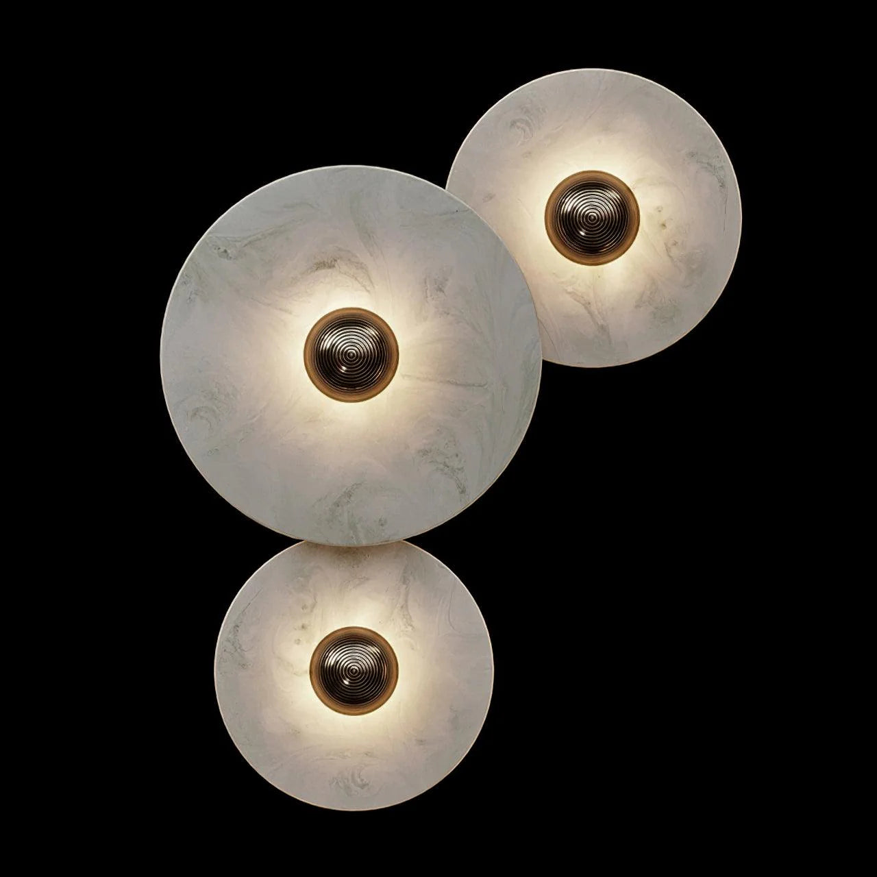 Round Alabaster Combination Wall Lamp - Yiarolight