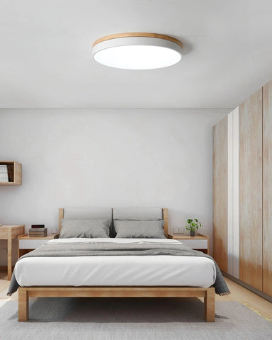 Round Wooden Ceiling Lamp - Yiarolight